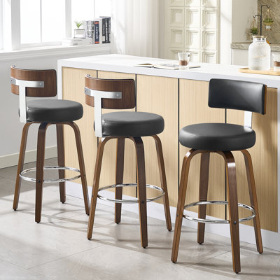 Swivel Upholstered Counter & Bar Stool