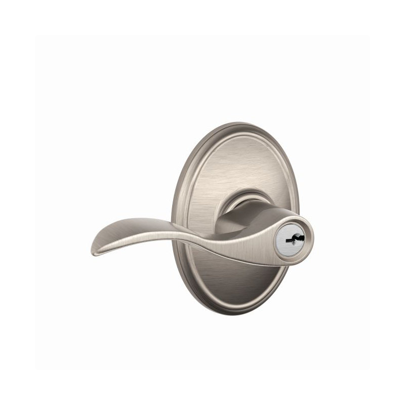 Accent Lever with Wakefield Trim Keyed Entry Lock, Yes, Aged Bronze
