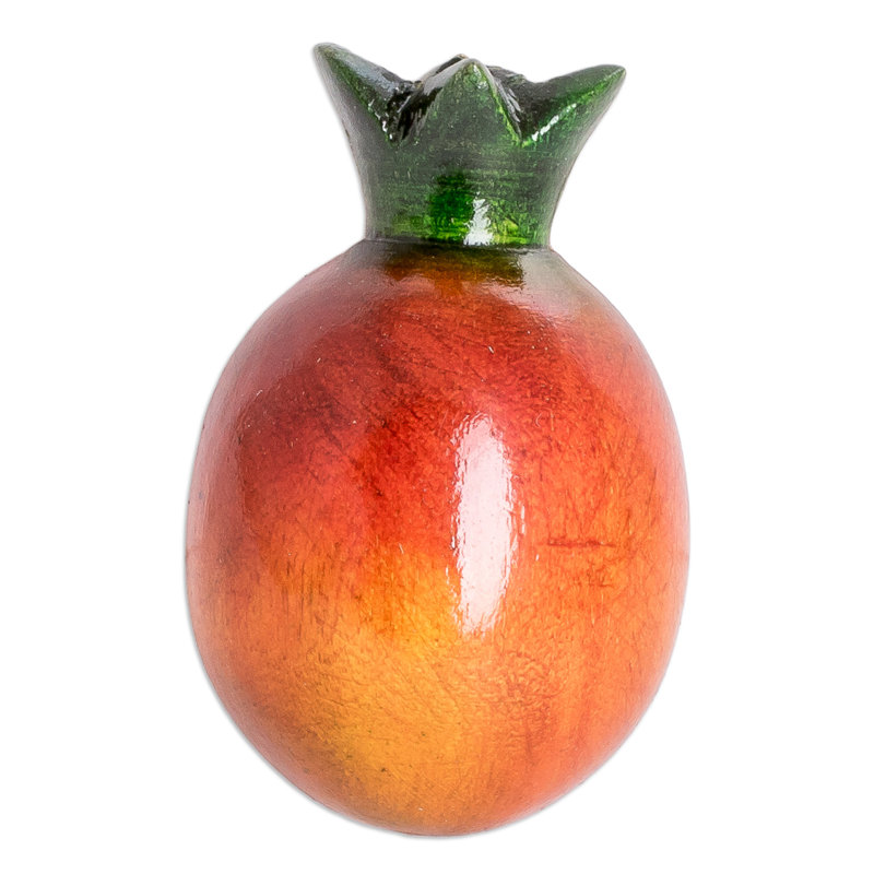 Magnet en bois de grenade guatémaltèque fait à la main Novica