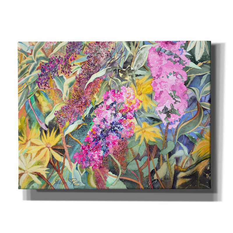 Sur toile, H 26 po x l 34 po x P 1,5 po
