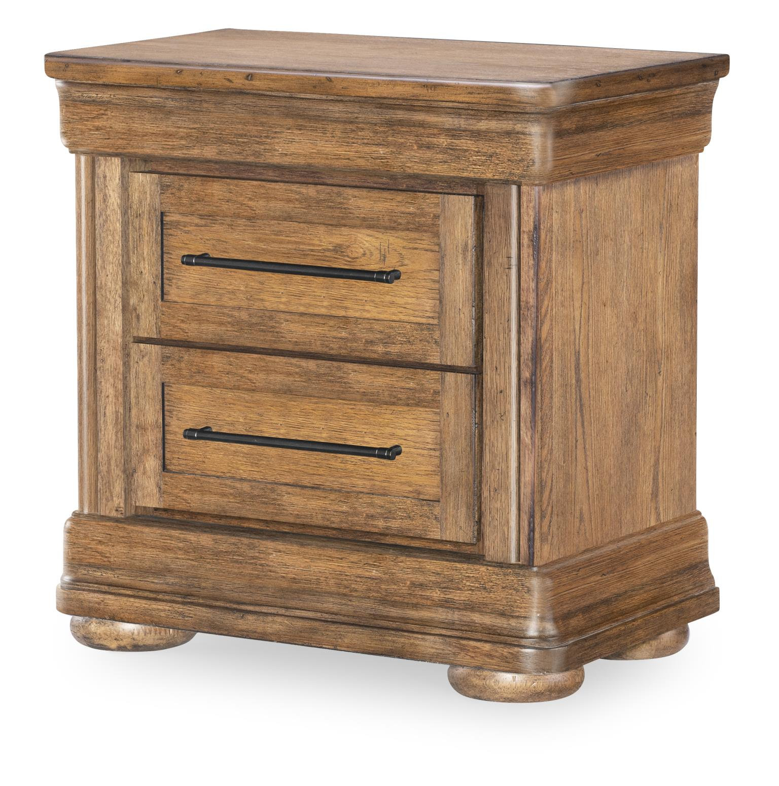 Country Living 2-Drawer Nightstand, Brown