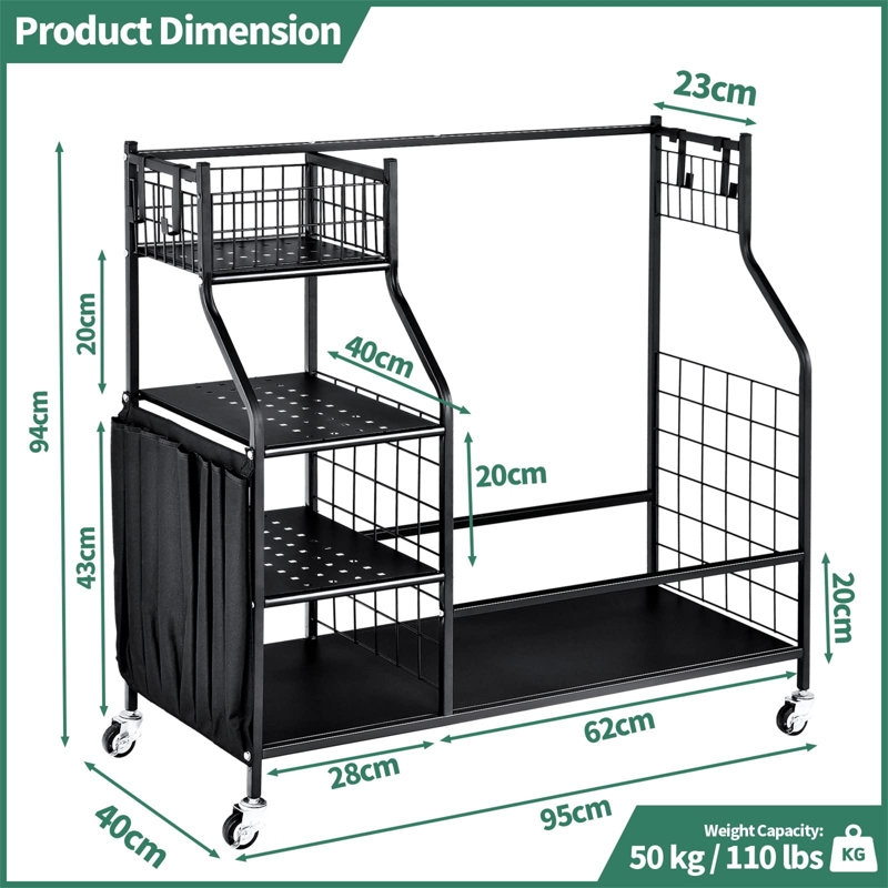 Metal Sports Rack