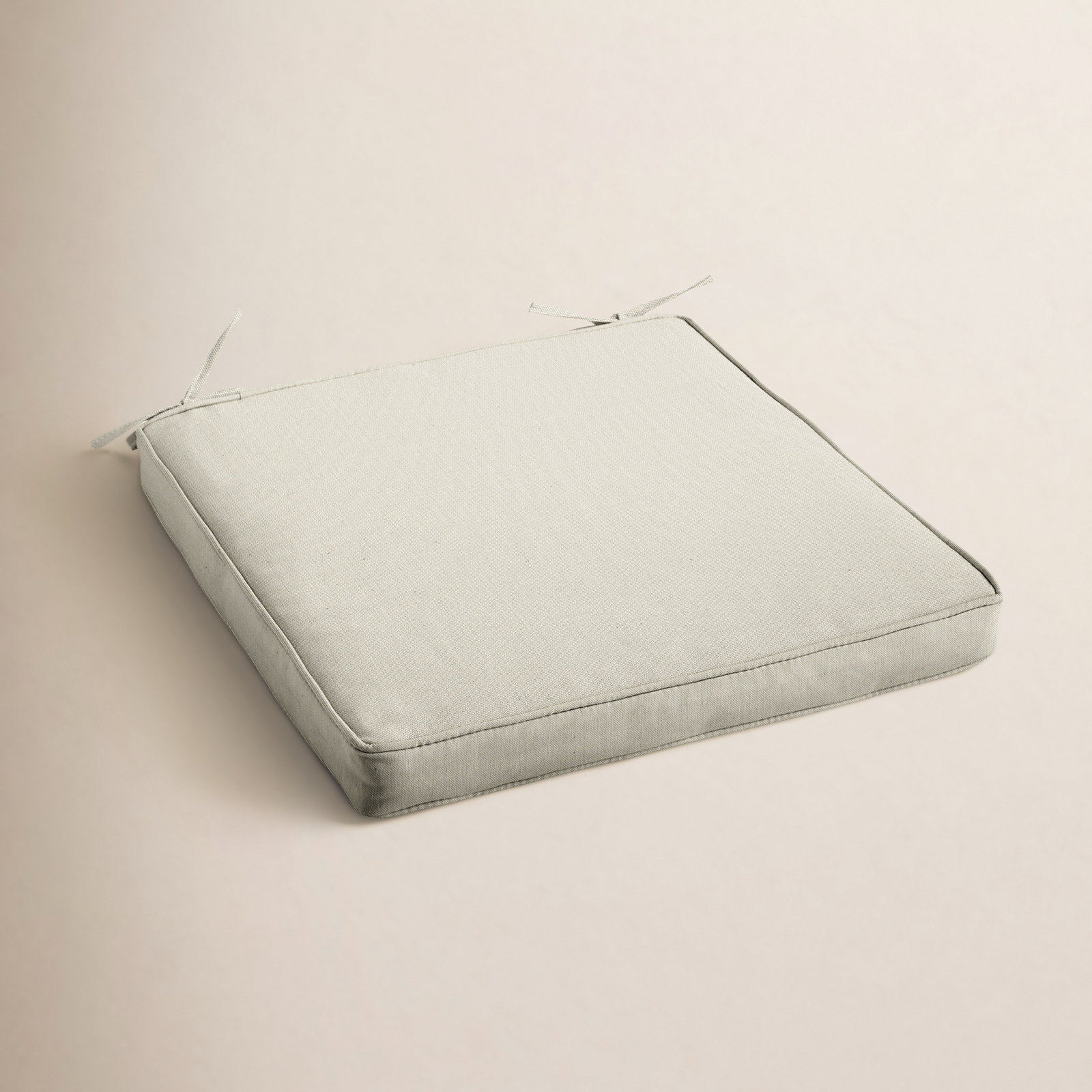 Sunbrella® Seat Cushion, 19" W x 19" D, Canvas Cloud Sunbrella® Canvas