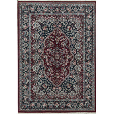 Jahan Wool Oriental Area Rug in Rust