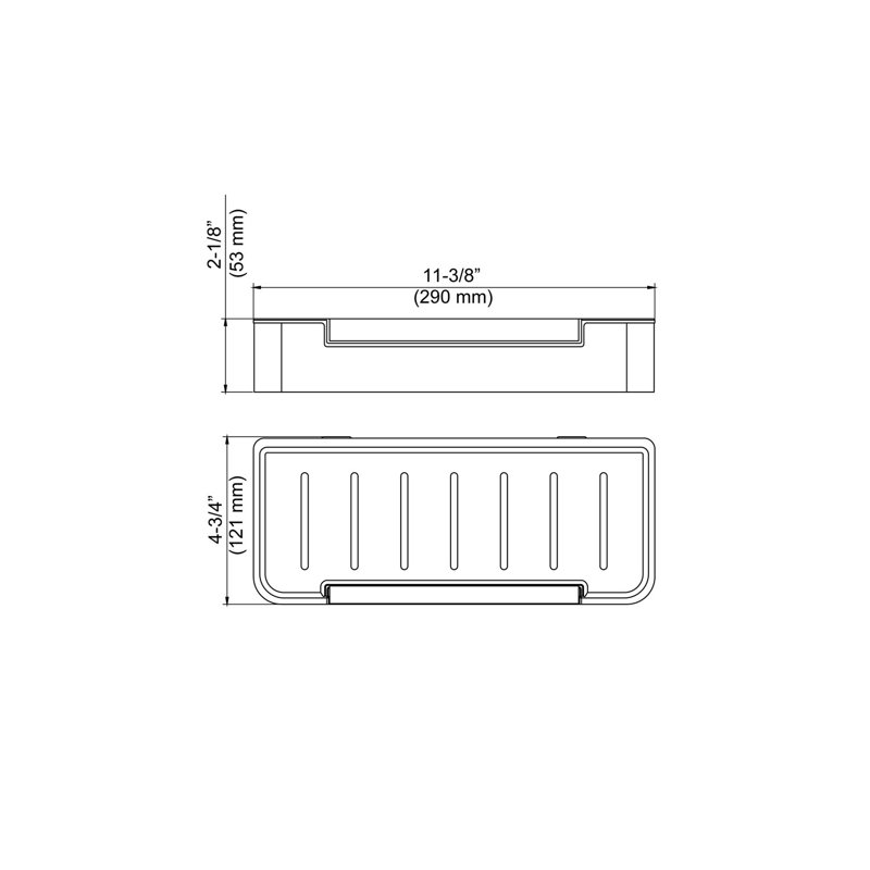 Panier de douche Deco Chrome KBA1205CH