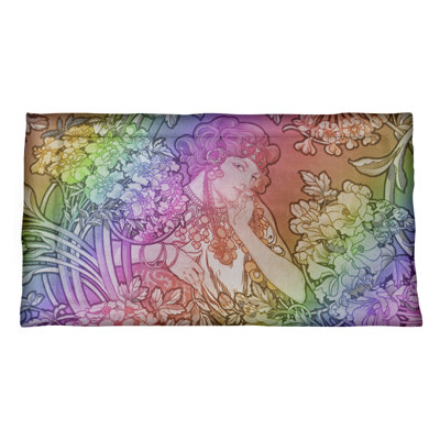 Alphonse Mucha Polyester Sham Set