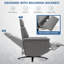 Fauteuil de massage inclinable électrique