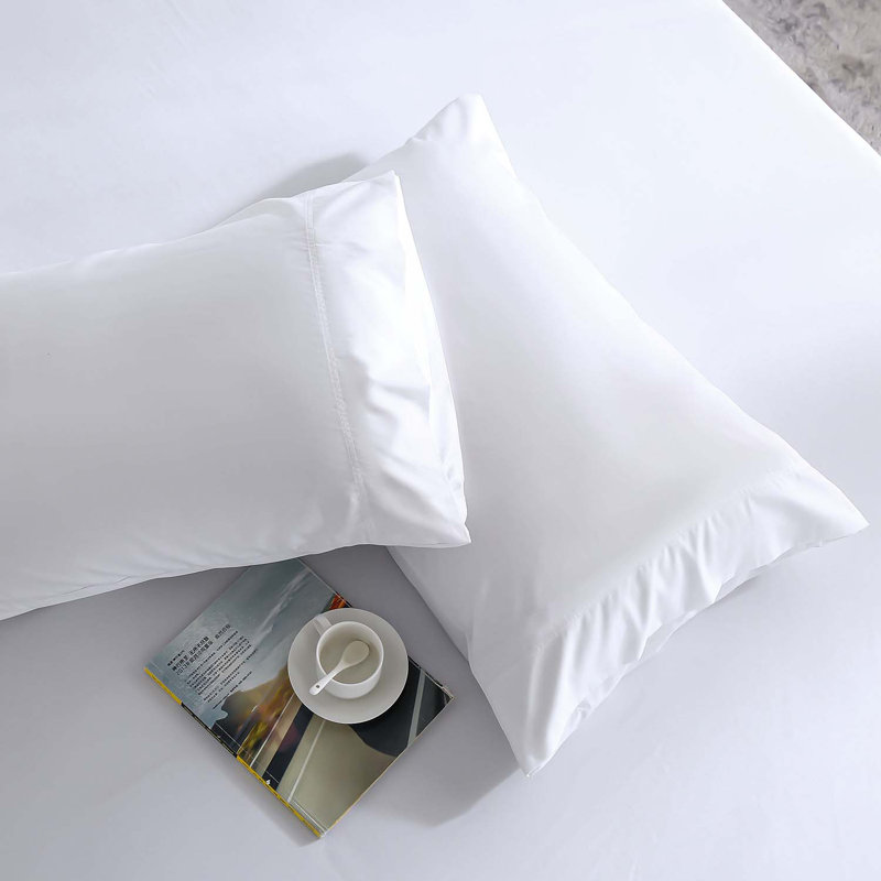 Fibre synthétique, Ensemble de draps pour lit simple + un drap-housse, Blanc