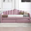 Upholstered Daybed With 2 Drawers-1203939599