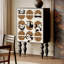 Armoire décorative de style crème français