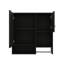 Pharmacie de salle de bain avec miroir, 29 po x 28 po, armoire de rangement murale avec porte, tablette personnalisable et barre à serviettes-1798904045