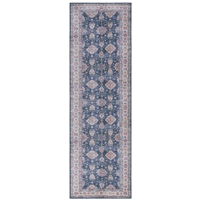 Pashen Performance Machine Washable Oriental Rug, Runner 2'6" x 8'