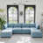 Chenille bleu antique sélectionné