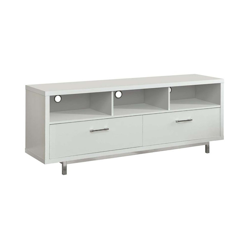 Meuble télé 60 po, Blanc