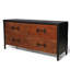 Armoire de rangement industrielle de style industriel contre le mur Armoire de rangement rétro en fer salon (noir / brun)