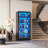 Armetha 65" 5-Tier Glass Display Cabinet, Antique Display Cabinet, Three-Color LED Strip with Sensor-287679054