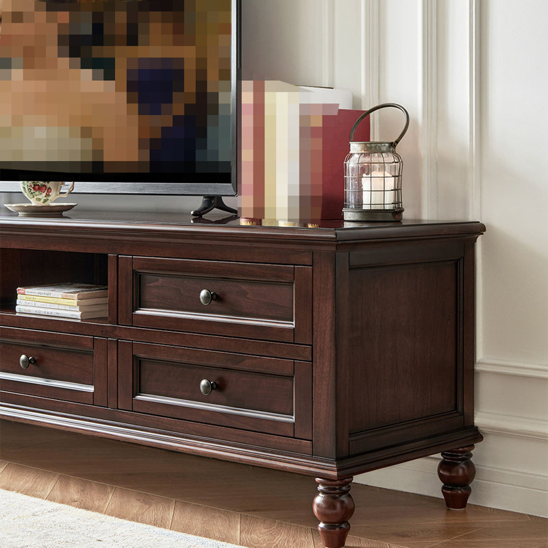 Meuble télé Retro American, 21.26" H x 86.61" L x 17.72" W