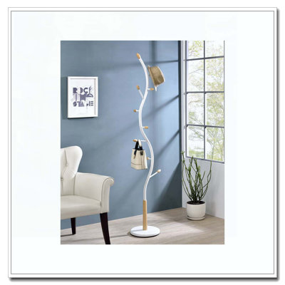 Metal Standing Coat Rack