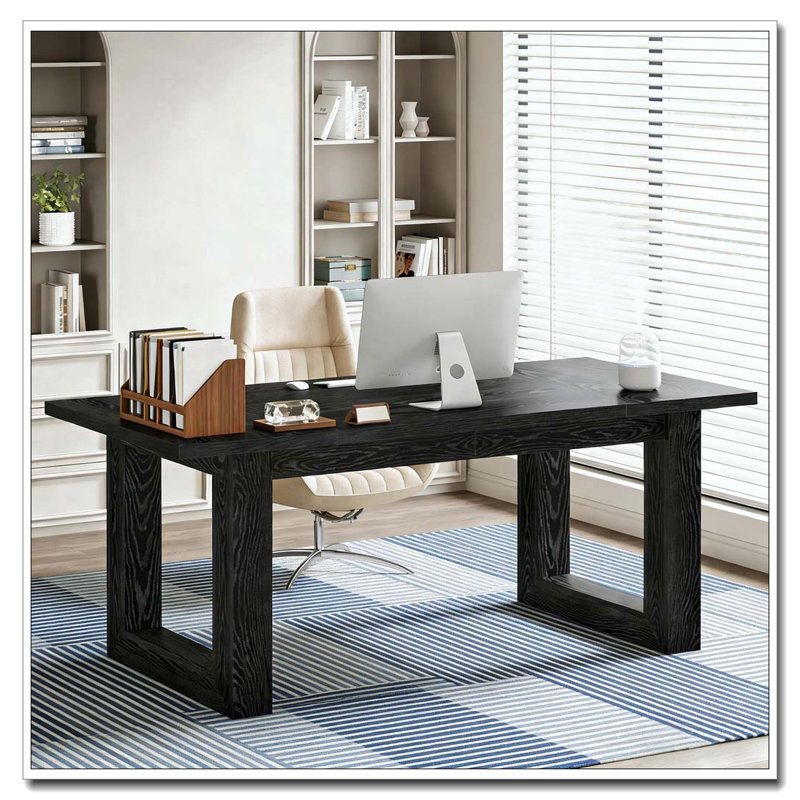 Bureau, bureau d'ordinateur, Black