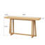 Console de 59,84 po, élégante table d'entrée rectangulaire, console d'extérieur pour patio, table de couloir robuste, canapé-2113966763