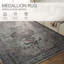 Tapis vert / brun foncé lavable à la machine Beesley-747589781