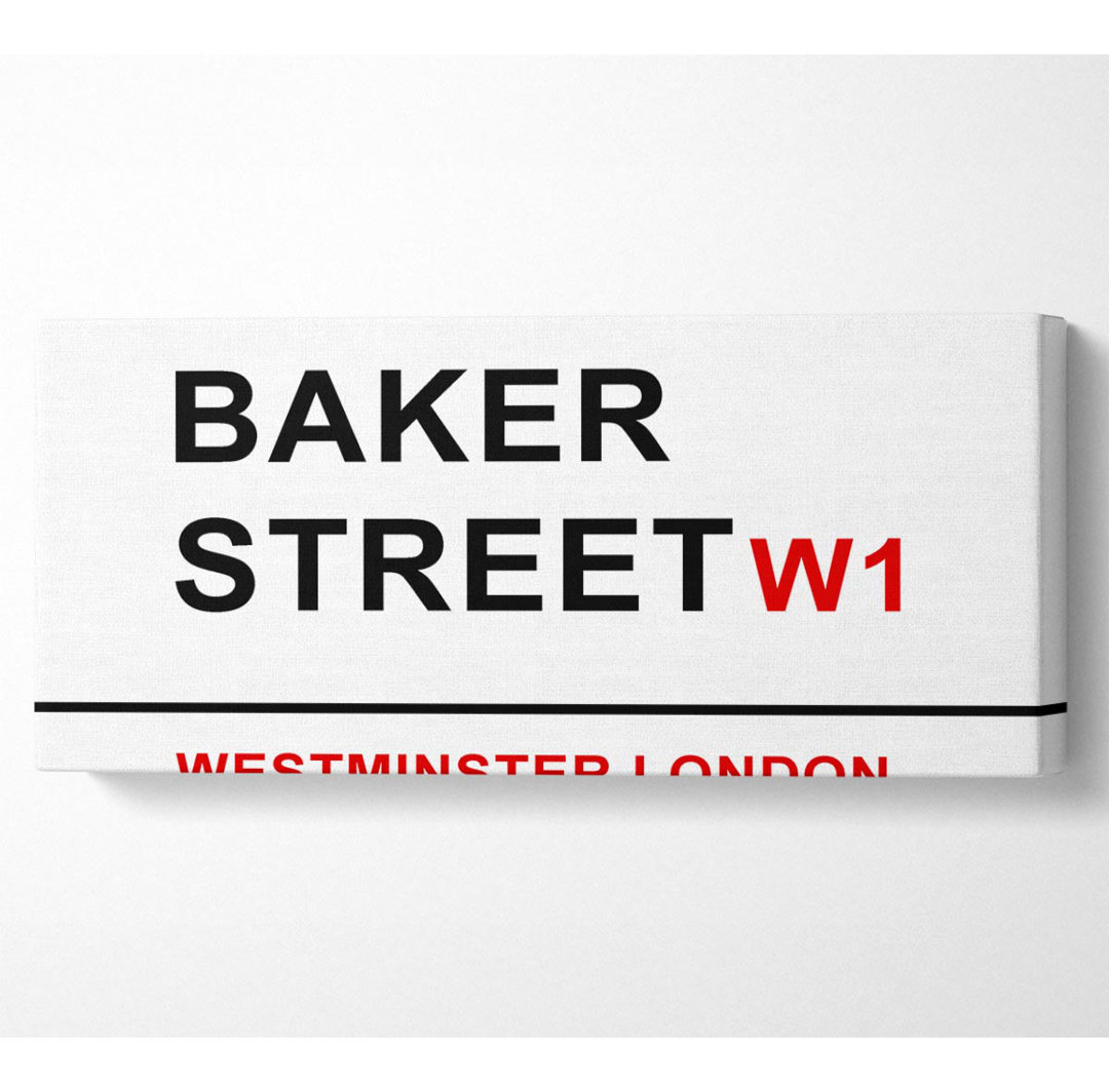 Baker Street Signs - Kunstdrucke auf Segeltuch