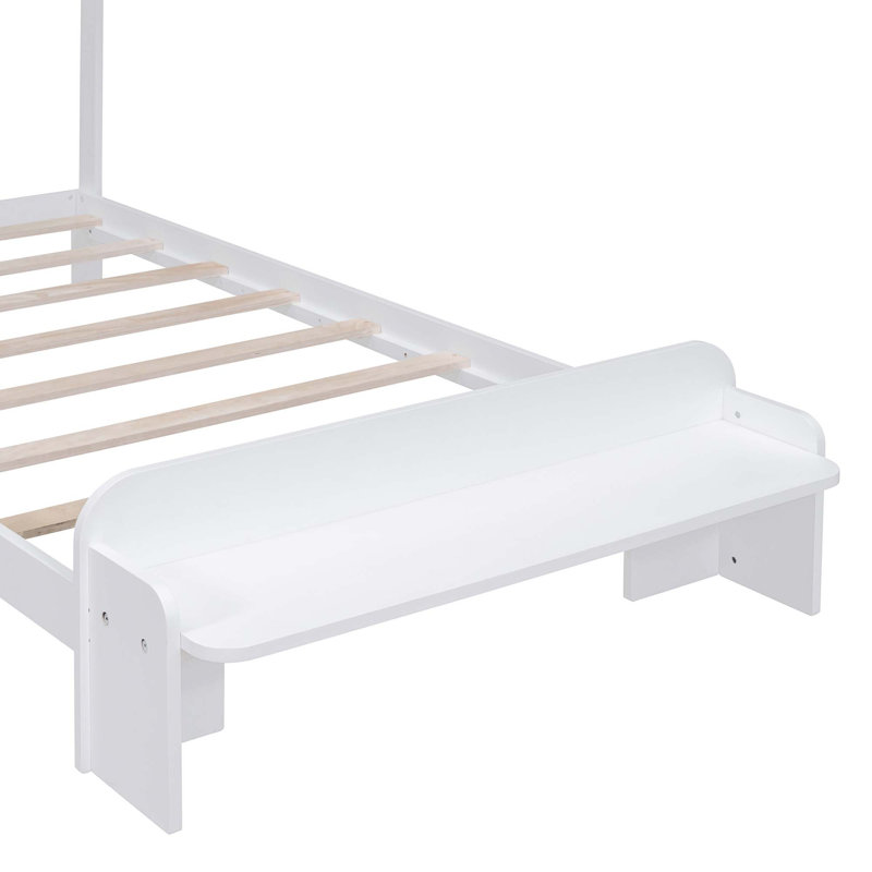 Lit plateforme Perryopolis par Harper Orchard, Simple, Blanc