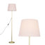 Gurpreet 154 H cm Traditional Floor Lamp-36154401-36154405-36154411