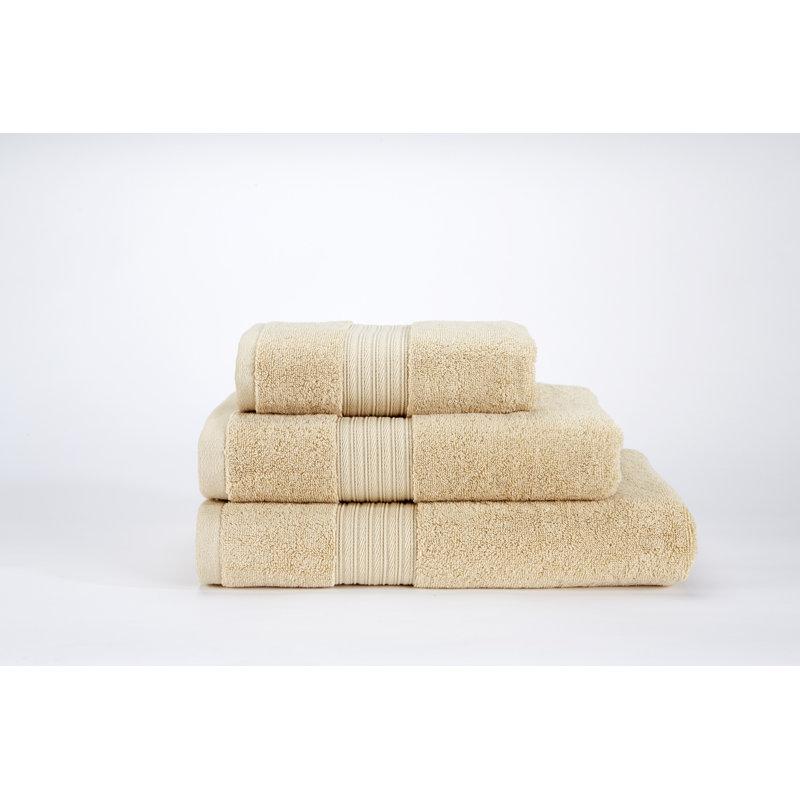 Roa Cotton Plush Hand Towel, Linen