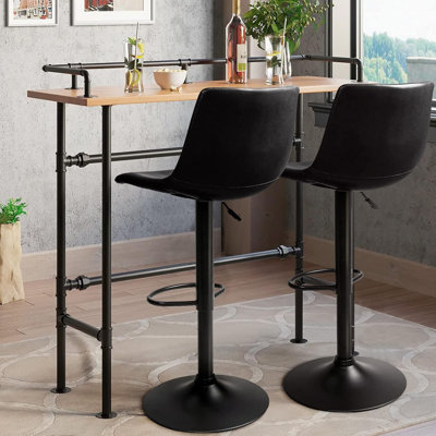 Set of 4 Adjustable Bar Stools