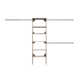 SuiteSymphony 60" W - 120" W Closet System Starter Kit