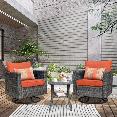 Ben Multi-Piece Rocking Chair Outdoor Furniture 3 Sets by XIZZI