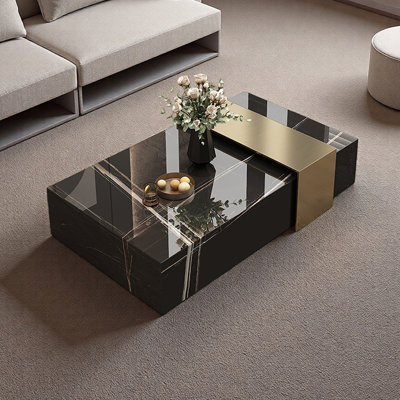 Elegance Home Living Room Slate Coffee Table