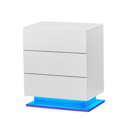 Aalap 50 cm W Bedside Table