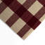 Tapis d'intérieur et d'extérieur à carreaux rouge-302935469