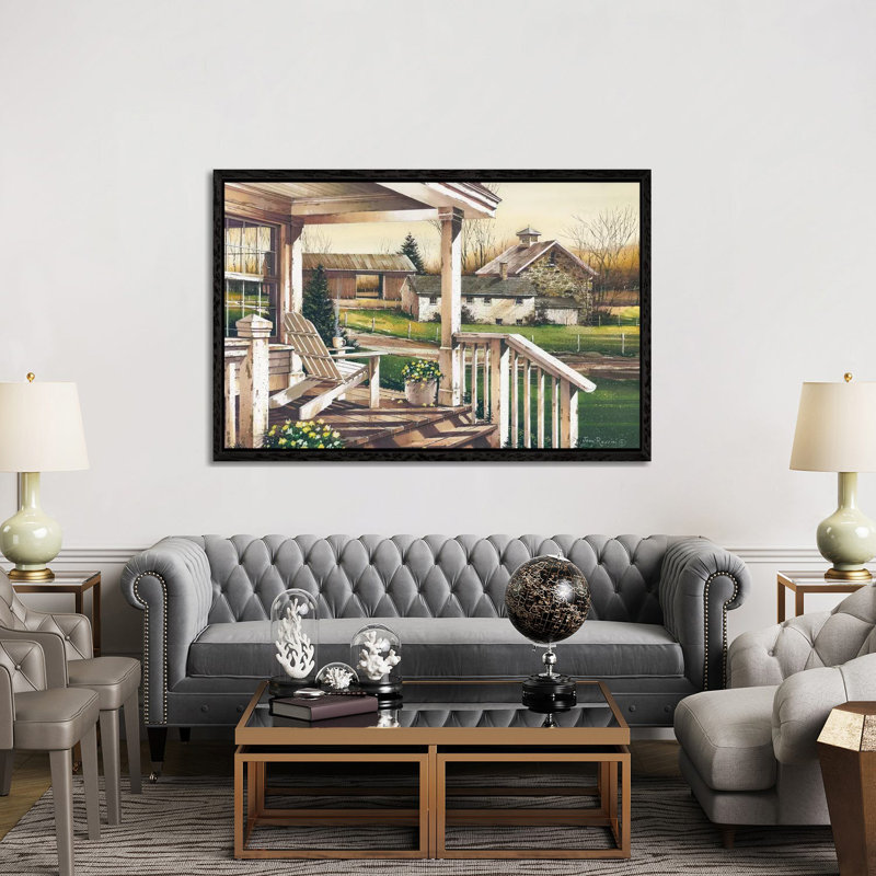 Long Days End by John Rossini - Gallery-Wrapped Canvas Giclée on Canvas, 152.5 cm H x 101.5 cm W, Black Floater Framed