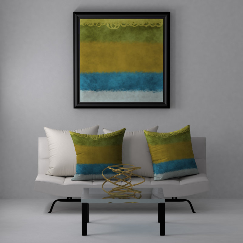 Housse de coussin décorative carrée/insert, 24 po x 24 po
