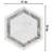 Marbilia Hex Venato w/Biotech 11" x 13" Porcelain Marble Look Wall & Floor Tile-62376039