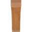 Attelle de genou impériale brute, l 4 po x P 14 po x H 14 po, cèdre rouge de l'Ouest-31229268-29309856-31229277