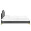 Neena Performance Velvet Queen Bed In Charcoal-1186807249-1186807253