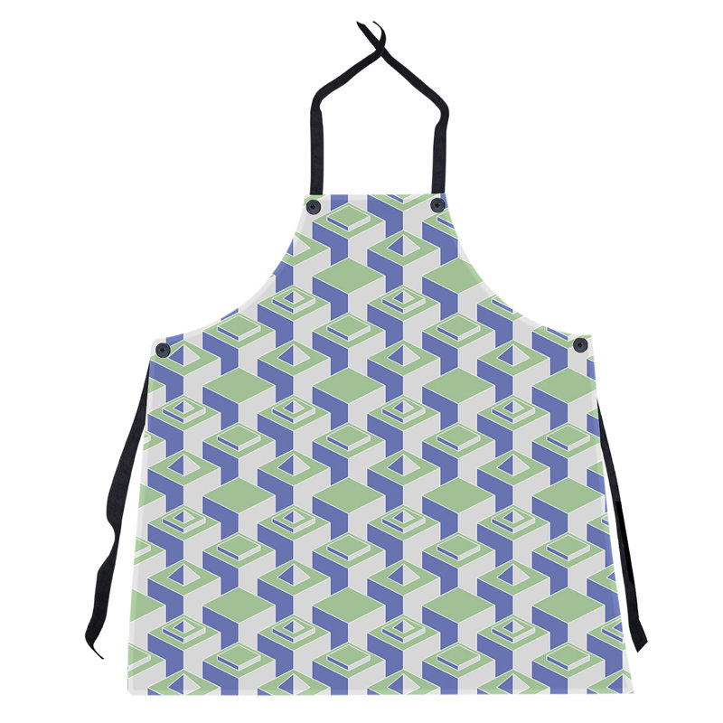 Tablier de gratte-ciels, Vert/bleu