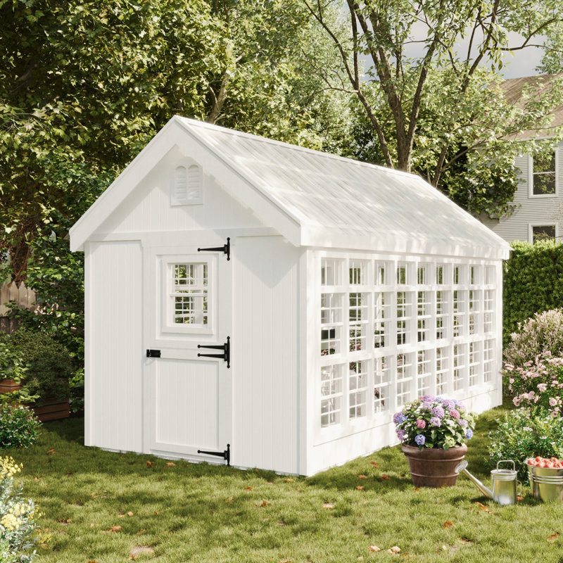 Colonial Gable Greenhouse, 8' x 16', Yes