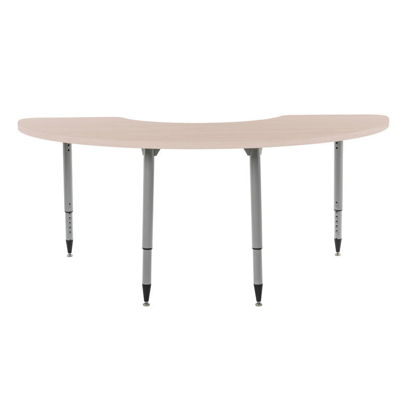 Table d'activité Adapte 36 x 72, Sable asiatique, Argent argent