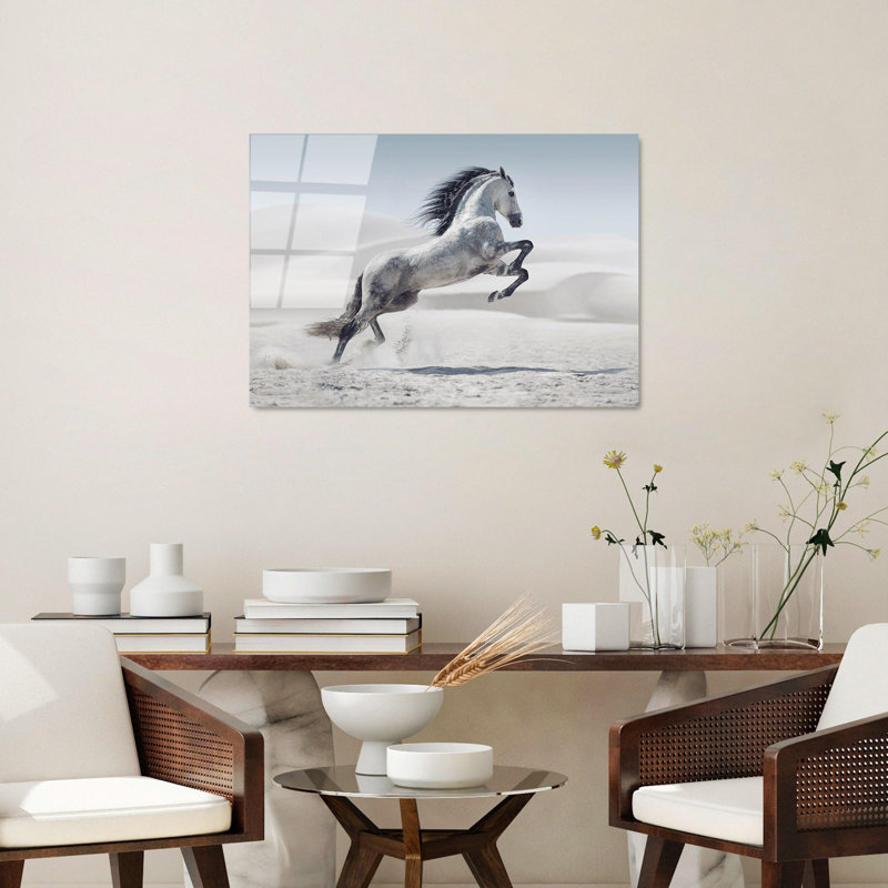 Elegant Decorative Tempered Glass Painting, 19.7 x 27.6 Inches | 100% Tempered Glass, Thickness: 0.16 Inches | Perfect for Home Decor, Living Room, and Office | Stunning Art Piece with Modern Aesthetic