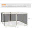 Filet de remplacement en filet 13 'x 13' Outsunny avec panneaux à fermeture à glissière pour pavillon de jardin carré
