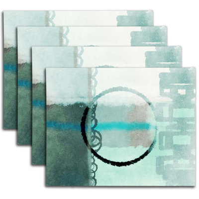 Napperon abstrait en polyester