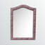 Miroir Montreux en tissu rose