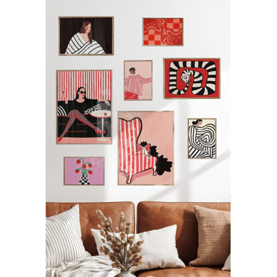 Tableau décoratif encadré (8 pièces)