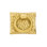 Hammered Brass Ring Pull