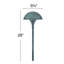 Mushroom 120V Aluminum Outdoor Path Light